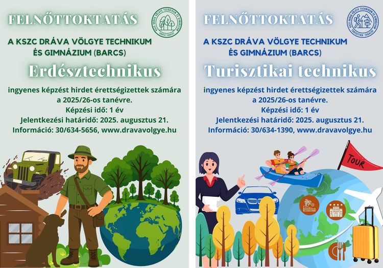 Felnőttek szakmai oktatása – 2025-2026. tanév